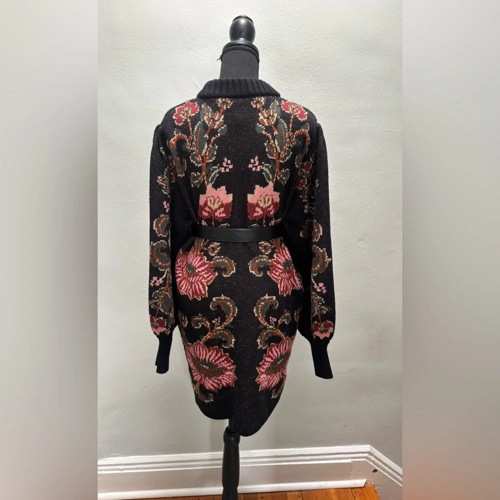 FARM Rio Black Ravenala Knit Mini Dress - Picture 7 of 13